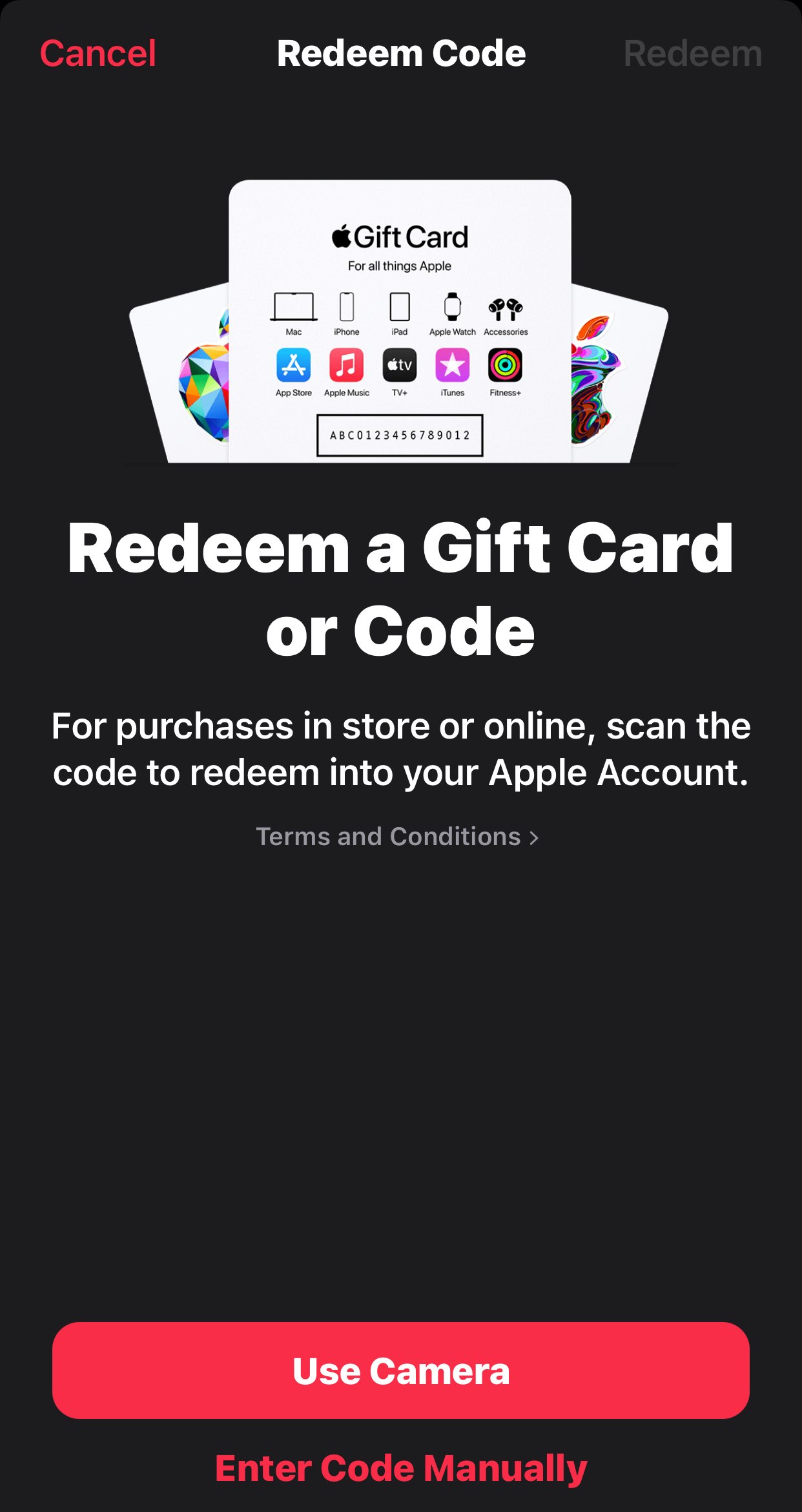 An image of some kind of app reading \